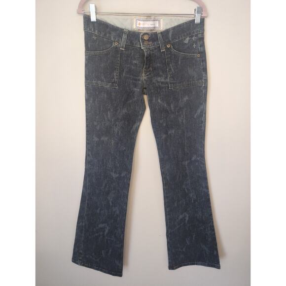 Fractal Denim - Fractal 9 90s vintage flare distressed denim flare jeans